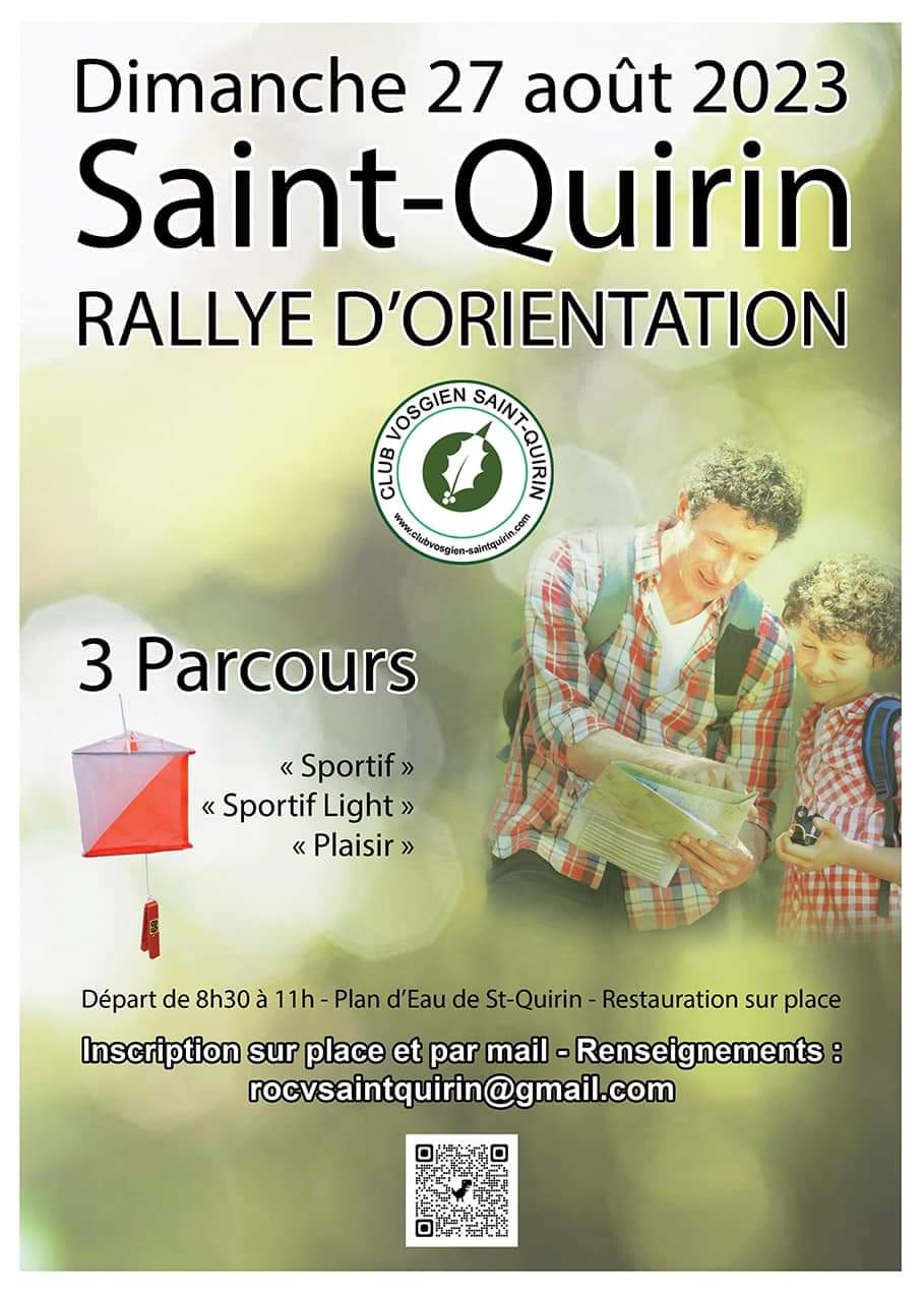 Rallye D Orientation St Quirin Club Vosgien De Dossenheim Sur